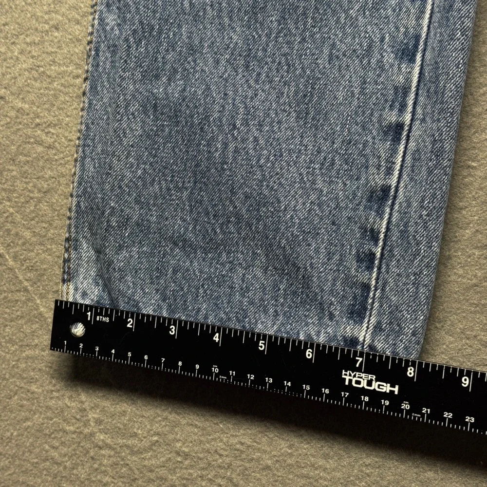 Levi's 505 Regular Fit Straight Leg Blue Denim Jeans Mens 33x34 Medium Wash‎
